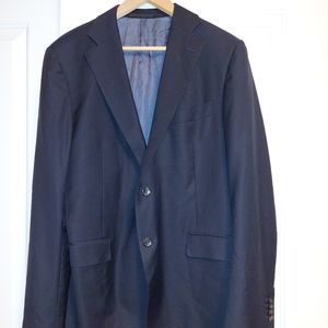 Men's suit jacket by Suitsupply navy blue,42,Italian fabric.